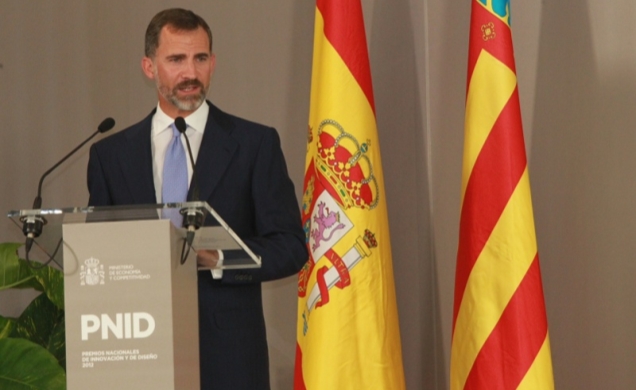 Don Felipe en un momento de su intervención
